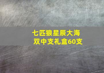 七匹狼星辰大海双中支礼盒60支