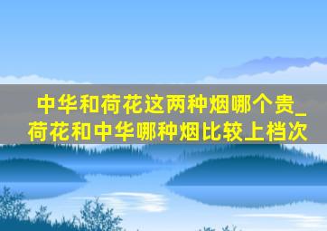 中华和荷花这两种烟哪个贵_荷花和中华哪种烟比较上档次