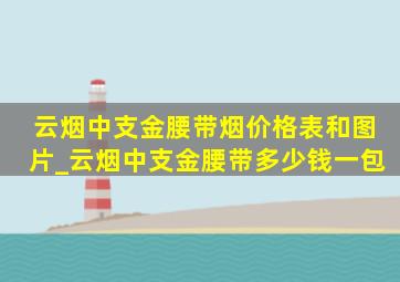 云烟中支金腰带烟价格表和图片_云烟中支金腰带多少钱一包