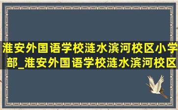 淮安外国语学校涟水滨河校区小学部_淮安外国语学校涟水滨河校区